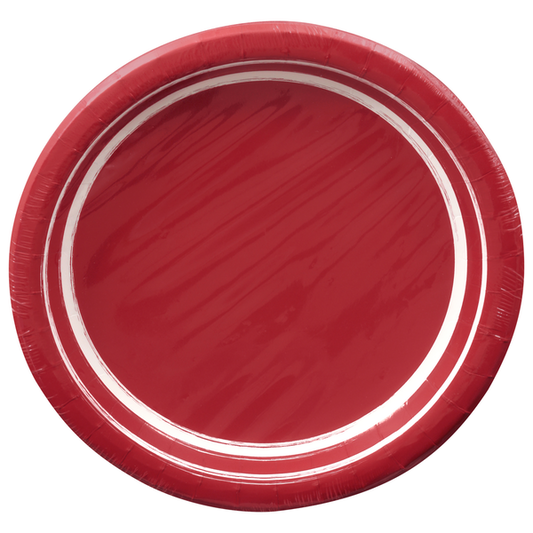 Sensations Plates, Classic Red, 8.75 Inch