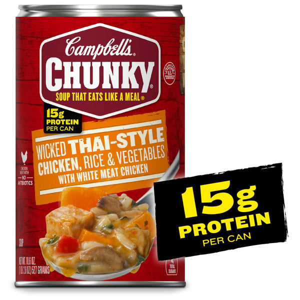 Campbell's Wicked Thai Style Chicken with Rice and Vegetables Soup