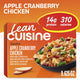 Lean Cuisine Frozen Meal Apple Cranberry Chicken