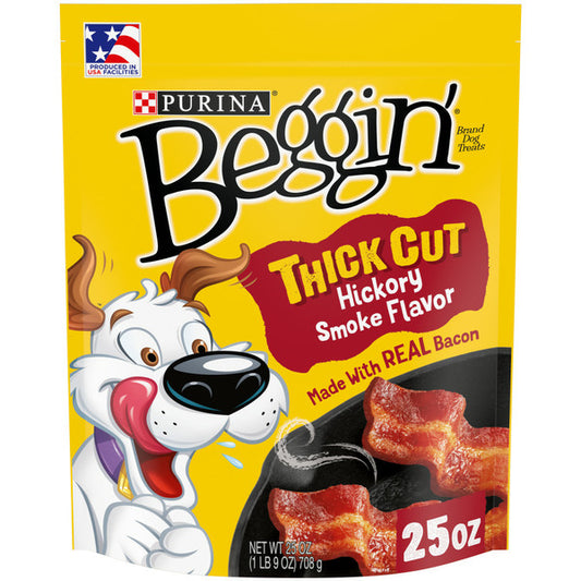 Purina Beggin' Strips With Real Meat Dog Treats, Thick Cut Hickory Smoke Flavor
