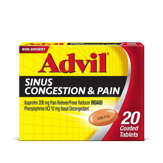 Advil Sinus Congestion and Pain Medicine