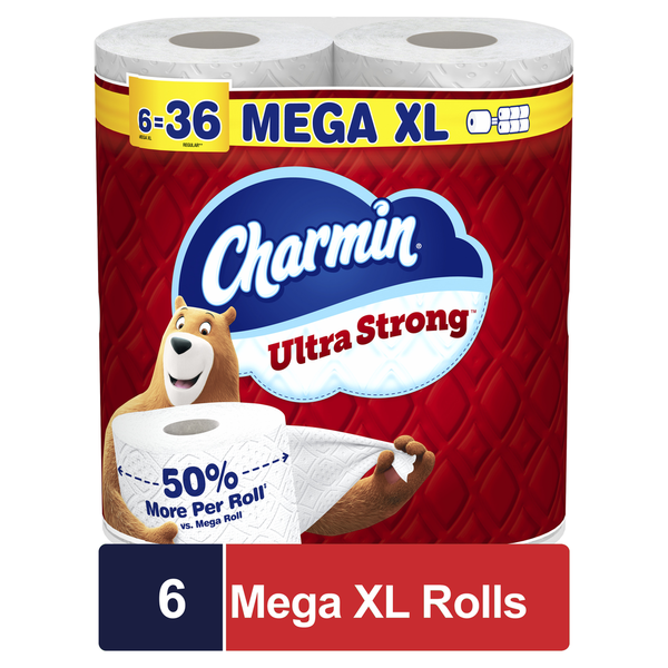 Charmin Ultra Strong Toilet Paper Mega XL Rolls