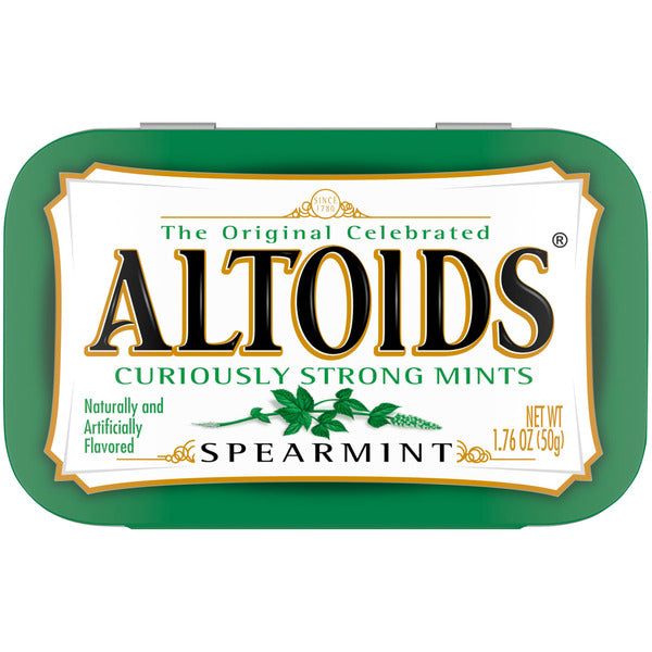 Altoids Spearmint Sugar Free Breath Mints Single Pack