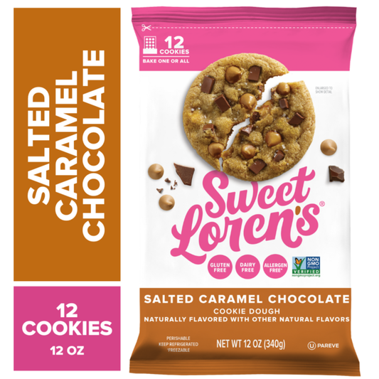 Sweet Loren's Salted Caramel Cookie Dough, Gluten Free & Vegan