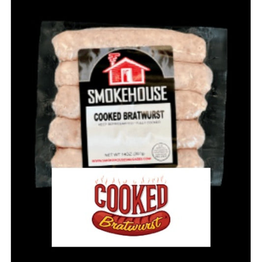 SMOKEHOUSE BRATWURST LINKS COOKED