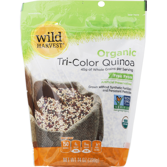 Wild Harvest Quinoa, Tri-Color, Organic