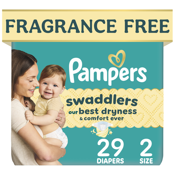 Pampers Swaddlers Diapers, Size 2