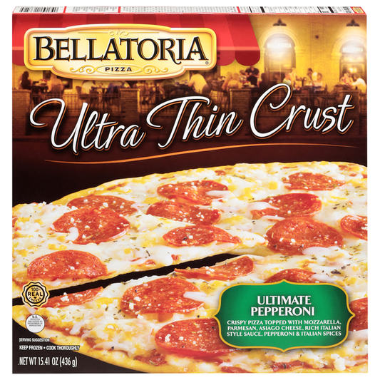Bellatoria Ultra Thin Crust Ultimate Pepperoni Pizza
