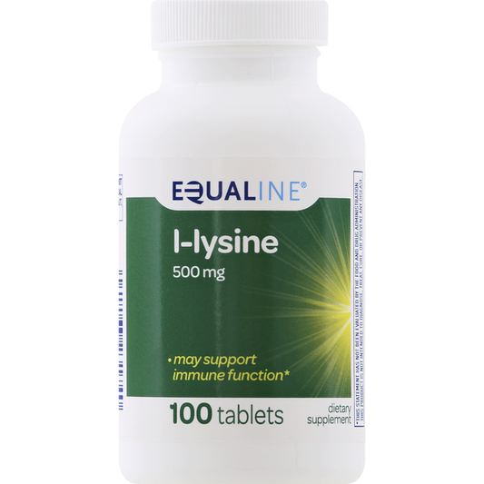 Equaline L-Lysine, 500 mg, Tablets