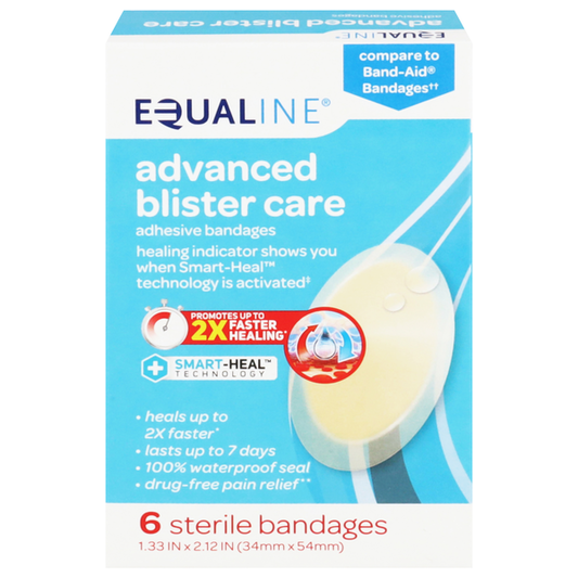 Equaline Advanced Blister Care Adhesive Bandages