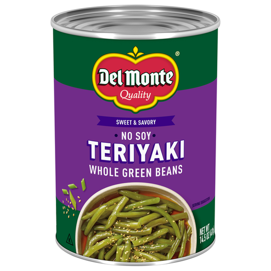 Del Monte Whole Green Beans No Soy Teriyaki