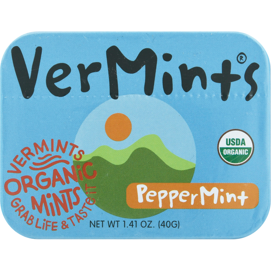 VerMints Mints, Organic, Peppermint