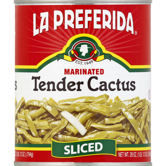 La Preferida Tender Cactus, Sliced, Marinated