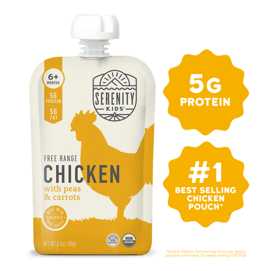 Serenity Kids Free Range Chicken with Organic Peas & Carrots