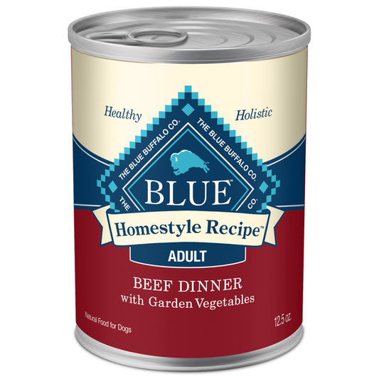 Blue Buffalo Homestyle Recipe Natural Adult Wet Dog Food, Beef