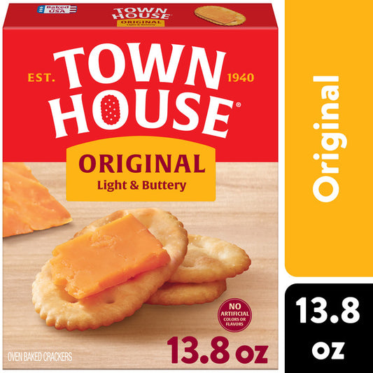 Town House Original Oven Baked Crackers, Salty Snacks
