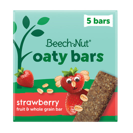 Beech-Nut Oaty Bars Snack Strawberry, 5 Bars