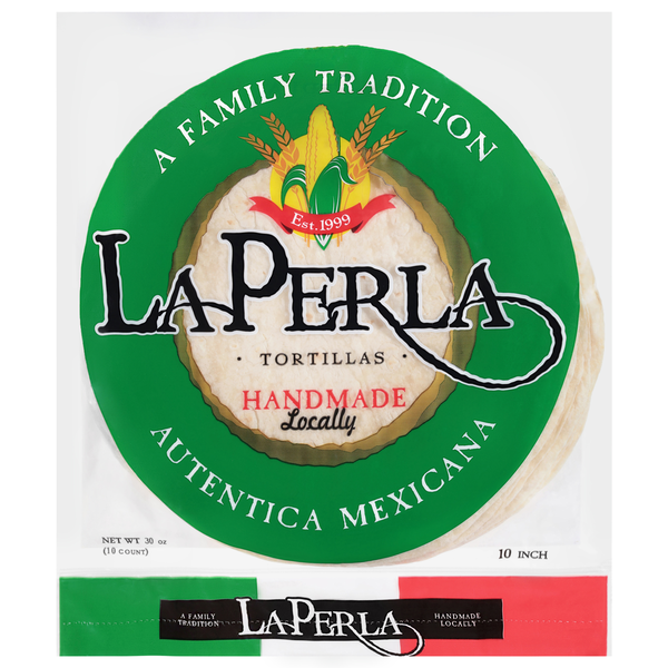 La Perla 10" Flour Quesadilla Tortillas