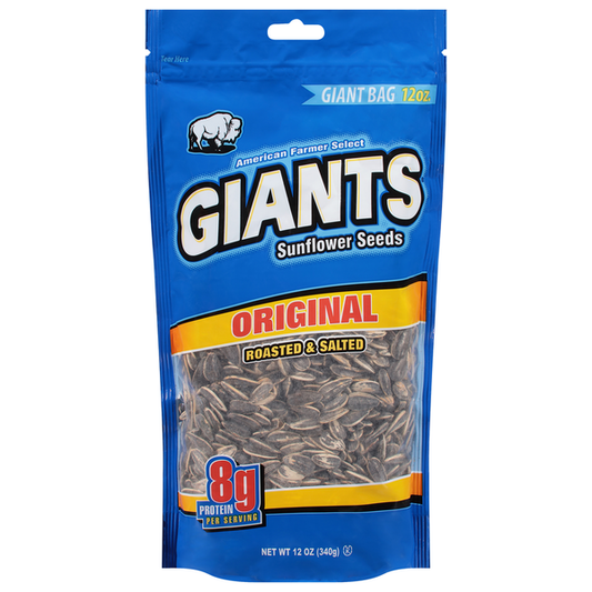 Giants Roasted & Salted Original Sunflower Seeds Giant Bag