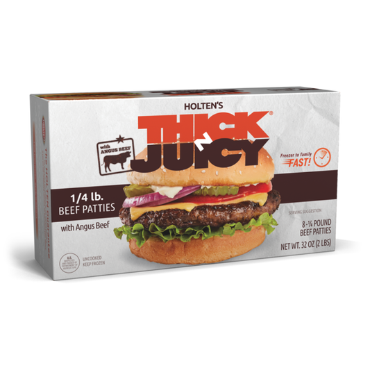 Holten's Thick N Juicy 1/4lb. Beef Patties