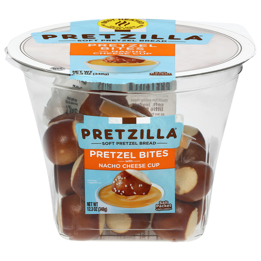 Pretzilla Pretzel Bites with Nacho Cheese Cup