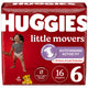 Huggies Little Movers Baby Diapers, Size 6 (35+ lbs)