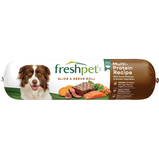 Freshpet Healthy & Natural Dog Food, Fresh Multi Protein Roll