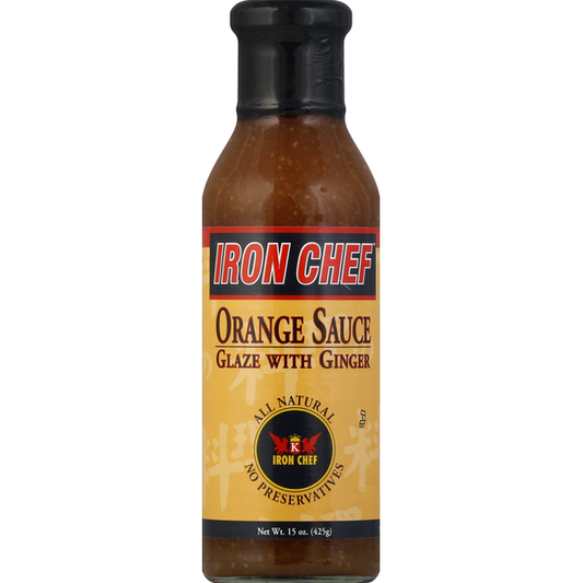 Iron Chef Orange Sauce, Glaze with Ginger