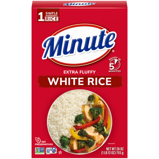Minute Rice Instant White Rice, Gluten-Free