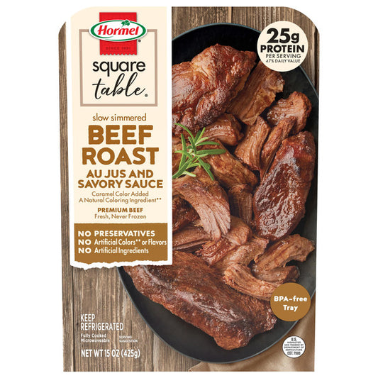 Hormel Square Table Slow Simmered Beef Roast Au Jus and Savory Sauce