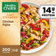 Healthy Choice Cafe Steamers Chicken Fajita, Frozen Meal