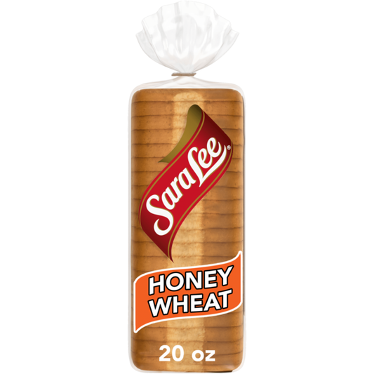 Sara Lee Honey Wheat, Bread, Sandwich Bread, 20 oz