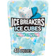 ICE BREAKERS Ice Cubes Mint Crystal Flavored Sugar Free Chewing Gum Bottle, 3.24 oz (40 Pieces)