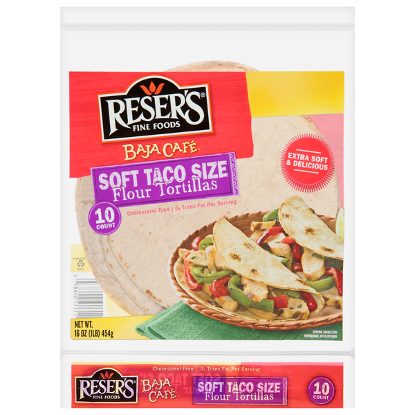 Reser's Fine Foods Flour Tortillas, Soft Taco Size