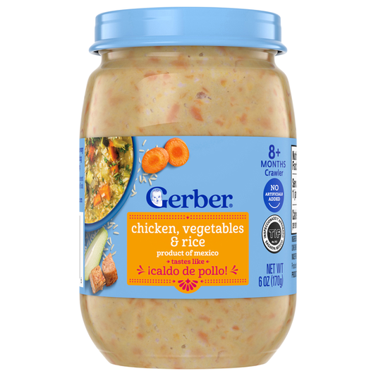Gerber Crawler (8+ Months) Chicken, Vegetables & Rice
