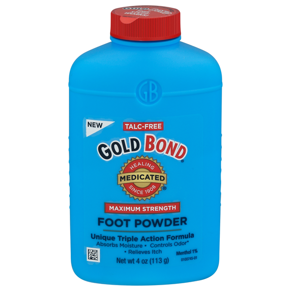 Gold Bond Foot Powder, Maximum Strength, Triple Action