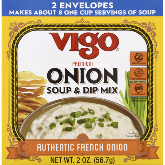 Vigo Soup & Dip Mix, Onion, Premium