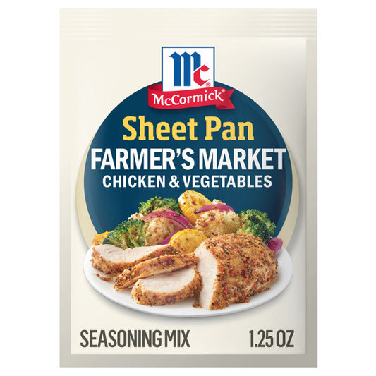 McCormick Farmer's Market Chicken & Vegetables One Sheet Pan Seasoning Mix