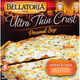 Bellatoria Pizza, Ultra Thin Crust, Ultimate 5 Cheese, Personal Size