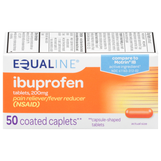 Equaline Ibuprofen, 200 mg, Coated Caplets