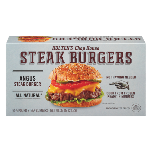 Holten's Chop House Steak Burgers Angus Beef