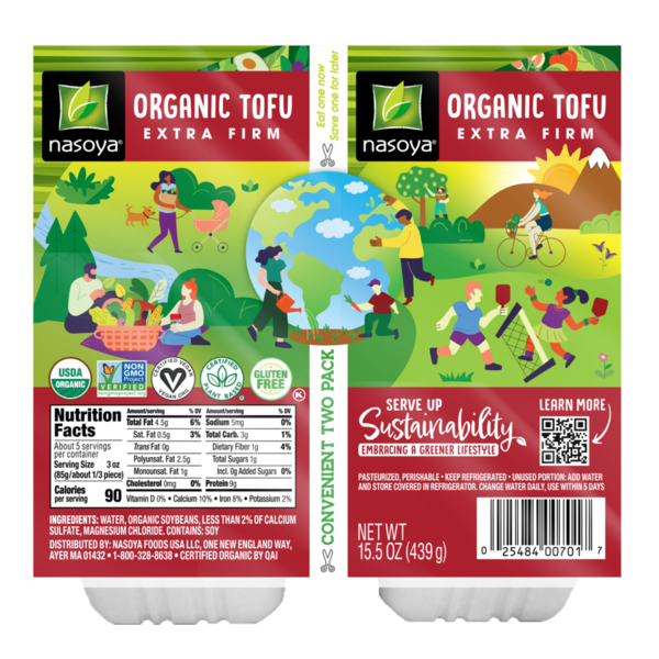 Nasoya Tofu, Extra Firm, Organic, Two Pack