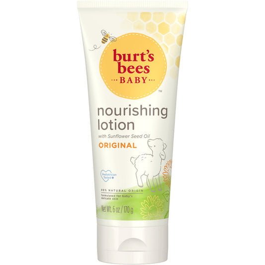 Burt's Bees Baby Nourishing Lotion with Sunflower Seed Oil, Original Scent