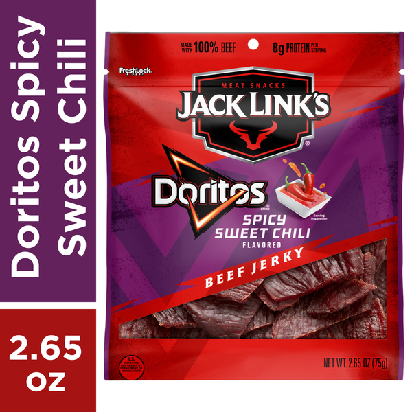 Jack Link's Beef Jerky Doritos Spicy Sweet Chili Flavored