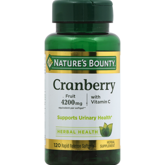 Nature's Bounty Cranberry Fruit Softgels