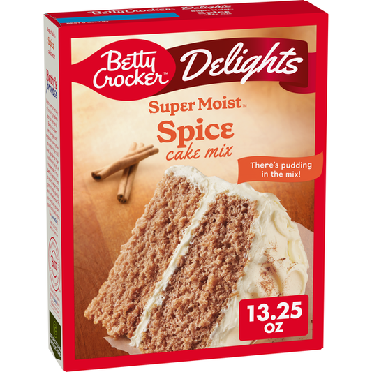 Betty Crocker Delights Super Moist Spice Cake Mix