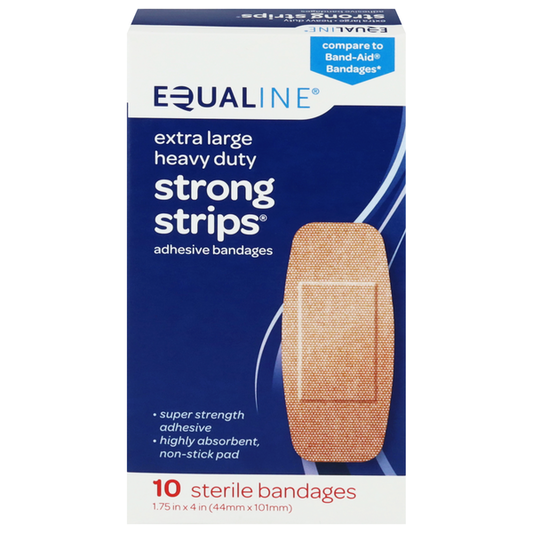 Equaline Heavy Duty Extra Large Adhesive Bandages