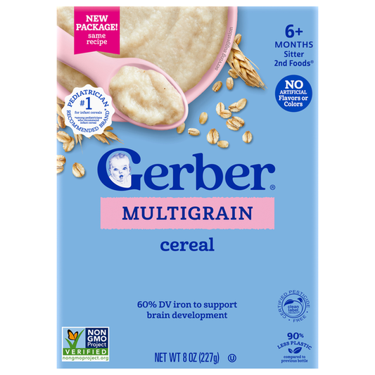 Gerber Sitter 2nd Foods (6+ Months) Multigrain Cereal