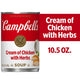 Campbell's Condensed Cream of Chicken with Herbs Soup