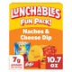 Lunchables Nachos Cheese Dip & Salsa Kids Lunch Snack Meal Kit with Capri Sun & Kit Kat